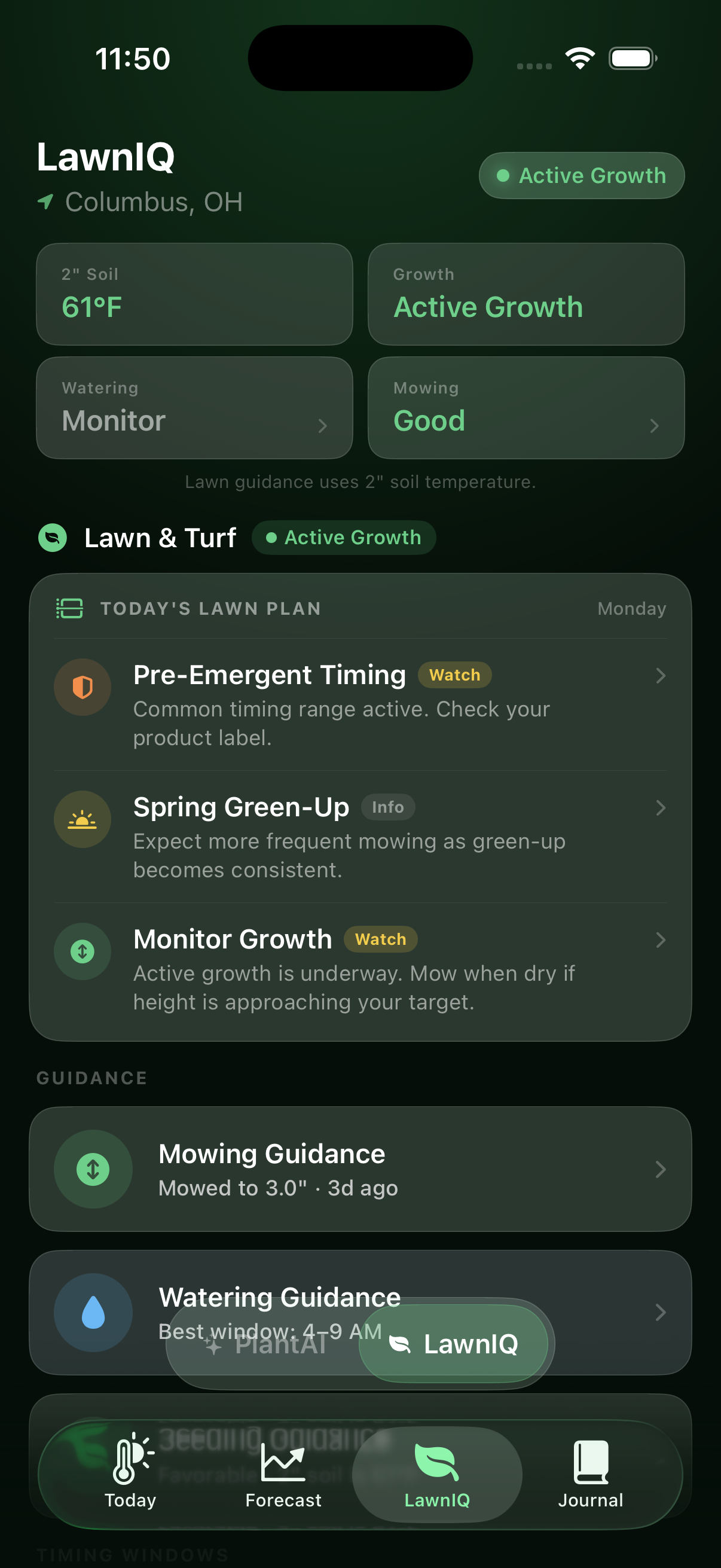 SoilIQ LawnIQ lawn advisor